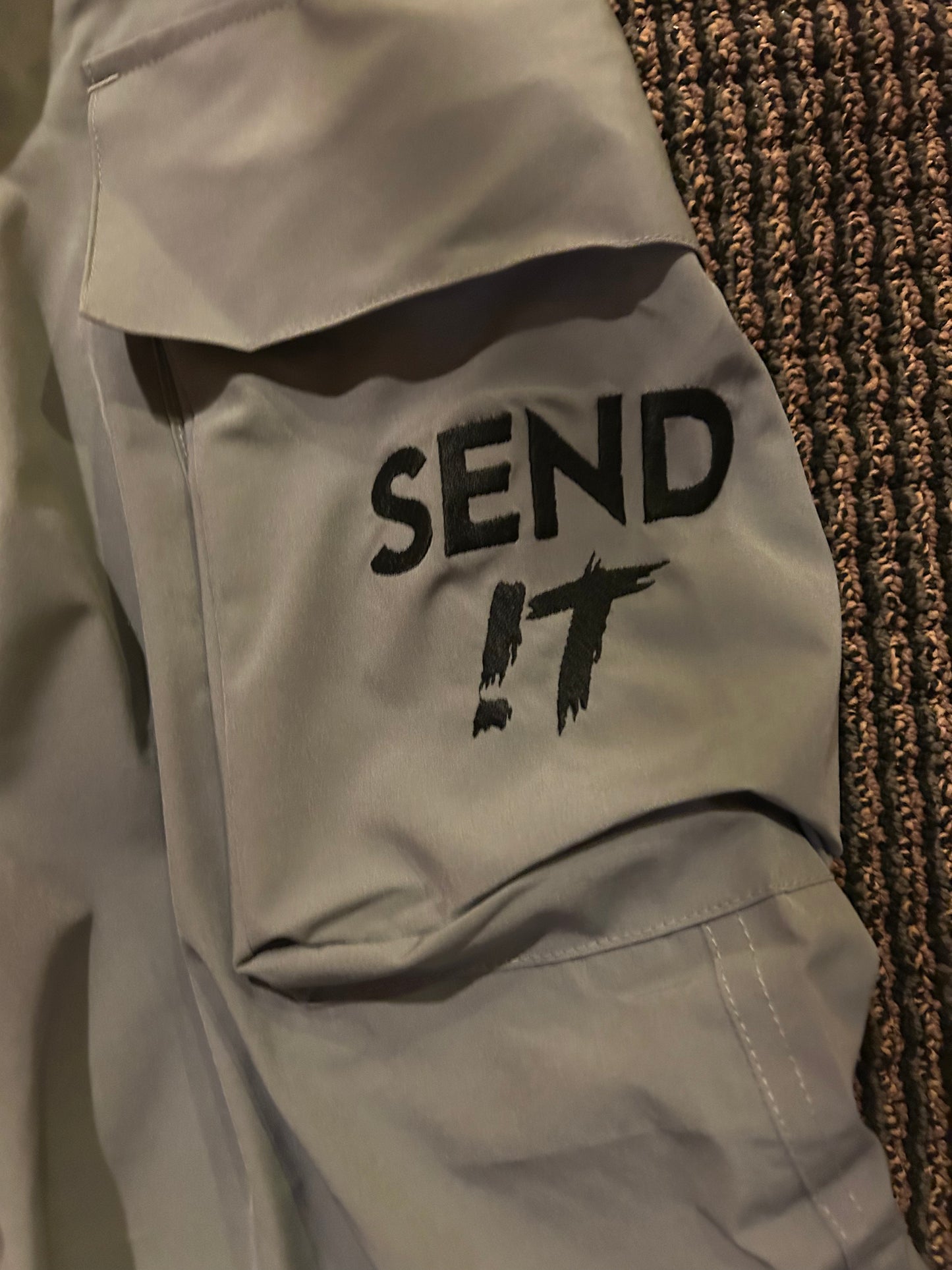 Grey Send !t Snowpants