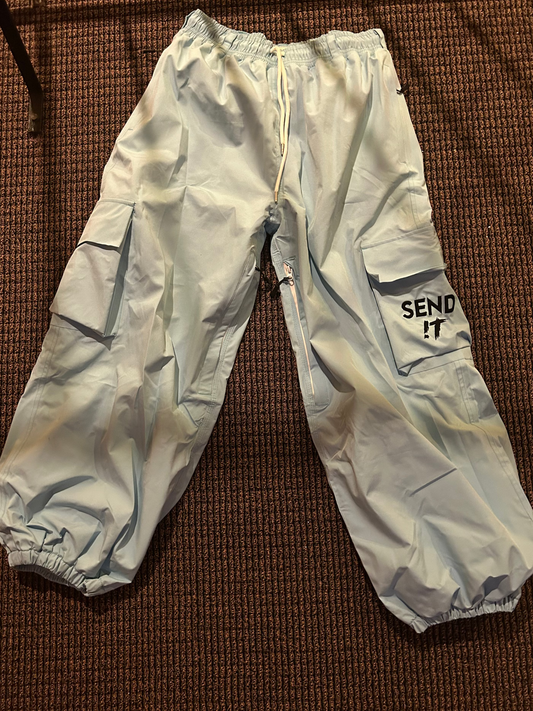 Baby Blue Send !t Snowpants